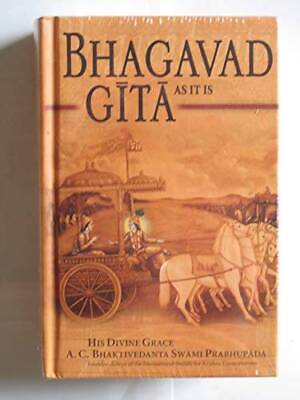 #ad Bhagavad Gita As It Is Compact Edition 6 x 4 in Hardcover ACCEPTABLE