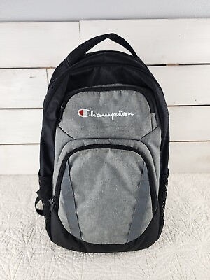 #ad Champion Catalyst Backpack Black and Gray Genuine FAST SHIPPING