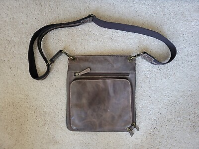 Gun Tote’n Mama Concealed Carry Crossbody Brown Leather Bag $49.99