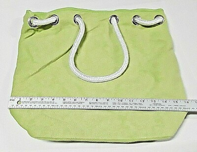 #ad Beach Bag Large flexible Apple Green; Water repellent interior. Soft handle