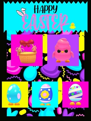 #ad 🐣 EASTER SALE 🐇 Adopt From Me 2024 Easter Event Candyfloss Chick Eggy Box