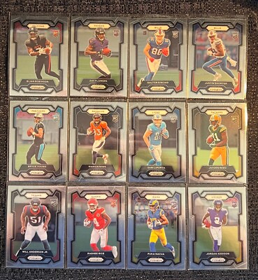 #ad 2023 Panini Prizm Football ROOKIES Complete Your Set You Pick Card #301 400 PYC