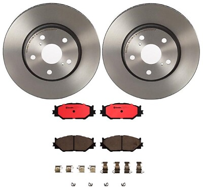 #ad Brembo Front Brake Kit Ceramic Pads Coated Disc Rotors for Lexus IS250 2006 2014