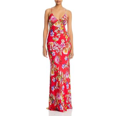 #ad Aqua Womens Chiffon Long Formal Evening Dress Gown BHFO 7373