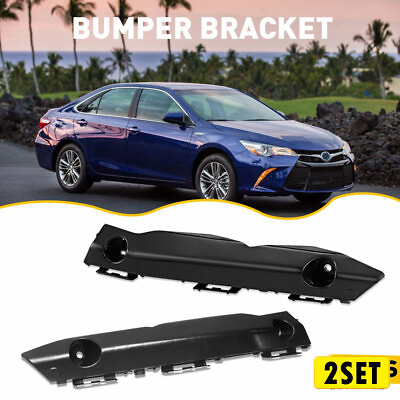 #ad For 2015 Toyota 2017 2016 Camry Front Retainer Bumper Mounting Brackets Set 2Pai