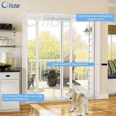 #ad Smart Automatic Residential Door Slider with RFID Pet Collar Sensor Tags