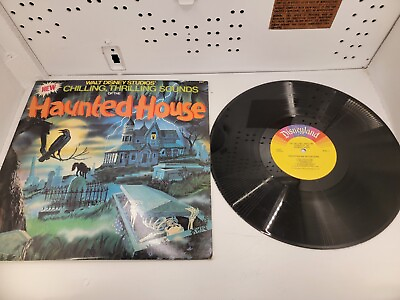#ad Walt Disney Chilling Thrilling Sounds Of The Haunted House LP Vinyl Halloween