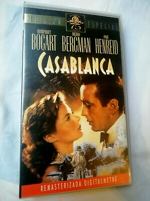 #ad White House Tape VHS Humphrey Bogart Ingrid Bergman Edition Special 75