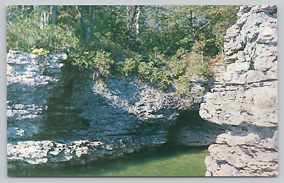 #ad Postcard Cave Point Cave Door Country WI