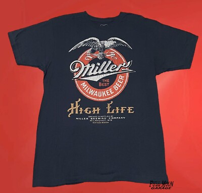 #ad New Miller High Life The Best Milwaukee Beer Mens Vintage Classic T Shirt