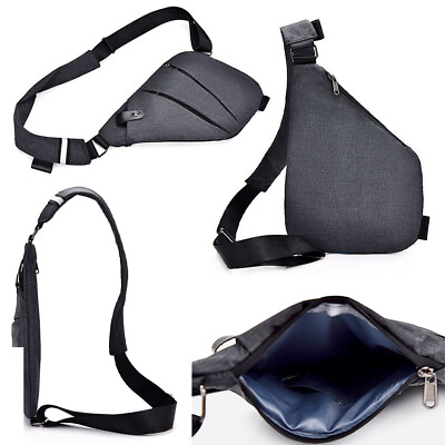 Waterproof Bag Anti Theft Shoulder Man Pocket Portable Chest Travel