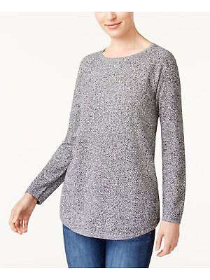 #ad KAREN SCOTT Womens Cotton Long Sleeve Jewel Neck T Shirt