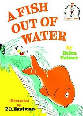 #ad A Fish Out of Water Beginner Books Hardcover By Helen Palmer GOOD