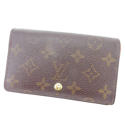 Louis Vuitton Wallet Purse Monogram Brown Woman unisex Authentic Used T1405 $216.24