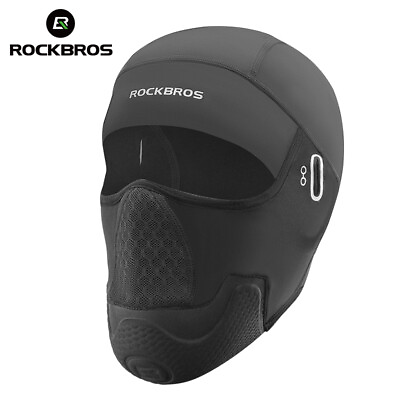 #ad ROCKBROS Cycling Face Mask Windproof Comfortable Protective Anti Full Head Cover