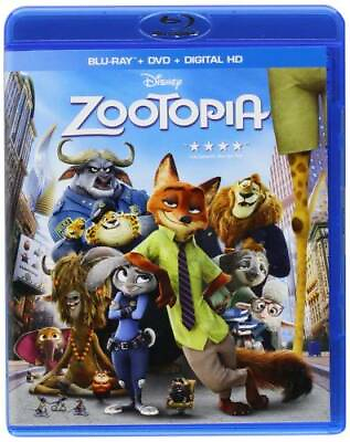 #ad Zootopia BD DVD Digital HD Blu ray Blu ray By Ginnifer Goodwin VERY GOOD
