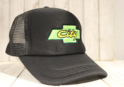 #ad City Racing Truckers Hat Days of Thunder Cole Trickle Movie Black One Size