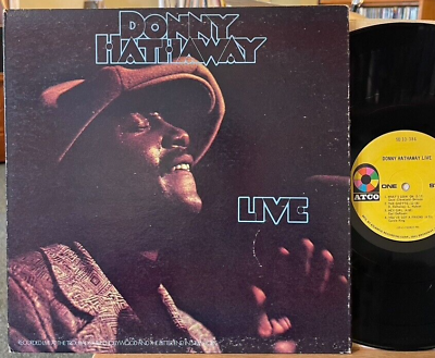 #ad Donny Hathaway Live Vinyl LP Atco SD 33 386 1st Pressing The Ghetto Jealous Guy