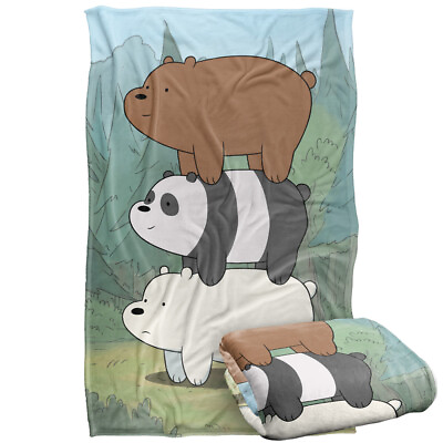 #ad We Bare Bears Bear Stack Silky Touch Super Soft Throw Blanket