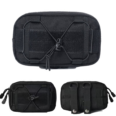 #ad Tactical Molle Waist Bag Pack Shoulder Bag Satchel Small Bag for Hiking Camping