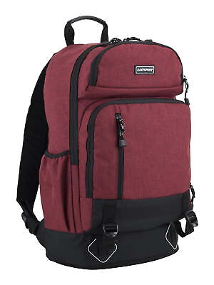 #ad Unisex Elevated Backpack Maroon