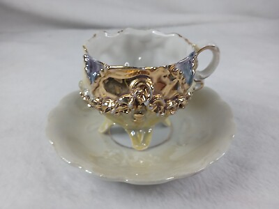 #ad Vintage Small China Cup And Saucer
