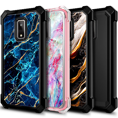 #ad For BLU View 4 View 2 Phone Case Full Body Shockproof Cover w Tempered Glass