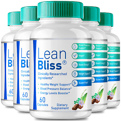 #ad Lean Bliss Natural Slim Capsule Advanced Supplement Official Formula 5 Pack