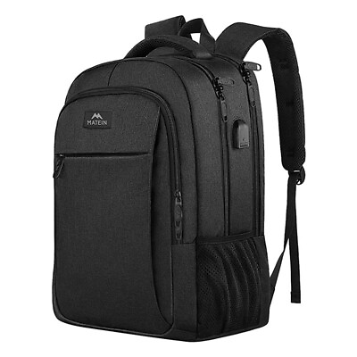 #ad Men#x27;s Backpack Laptop Anti Theft Large Oxford Men USB Charging Multifunction