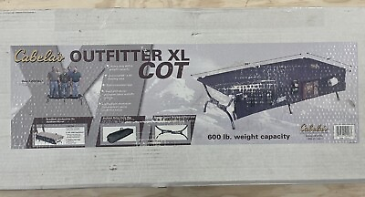 #ad Cabela’s Outfitter XL Cot NEW IN BOX Camp Hunt Cot W Carry Bag Never Used