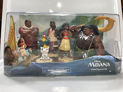 #ad Disney Moana Island Figurine Set