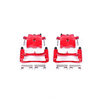 #ad Disc Brake Caliper Set PowerStop High Heat Red Powder Coated Brake Calipers