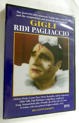 #ad GIGLI Ridi Pagliaccio DVD SEALED New Opera #419