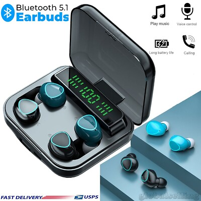 #ad Wireless Earbuds Bluetooth Mic Earphones For LG Stylo 6 Stylo 5 V60 V40 K92 K31