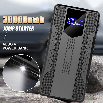 #ad Car Jump Starter 30000mAh Battery Booster Portable USB Fast Charger Power Bank
