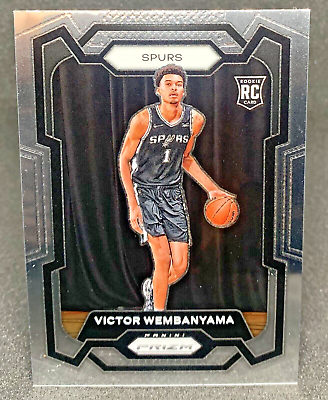 #ad 2023 24 Prizm Victor Wembanyama RC Base Rookie Card San Antonio Spurs #136