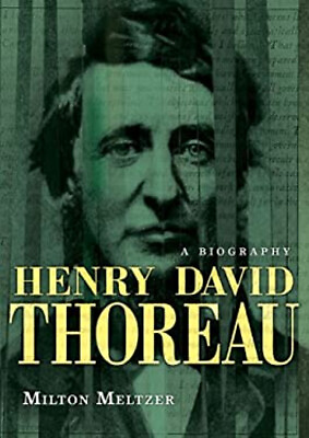 #ad Henry David Thoreau : A Biography Library Binding Milton Meltzer