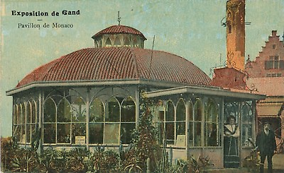 #ad 1913 Gand Exposition Pavillon de Monaco Monaco Pavilion