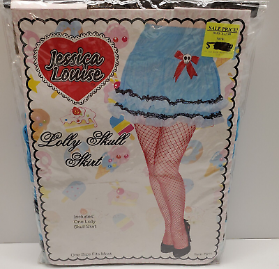 #ad Lolly Skull Skirt Jessica Louise Halloween Costume One Size Fits Most Cosplay