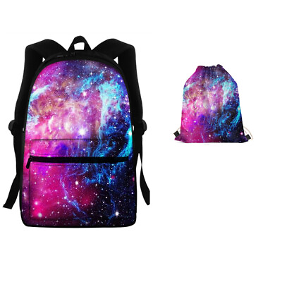 #ad 2 Pcs FOR U DESIGNS Colorful Cool School Backpack for Boy Backpack Set