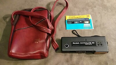 Old Vintage Kodak Ektralite 10 film camera instructions and case extra tote $9.99