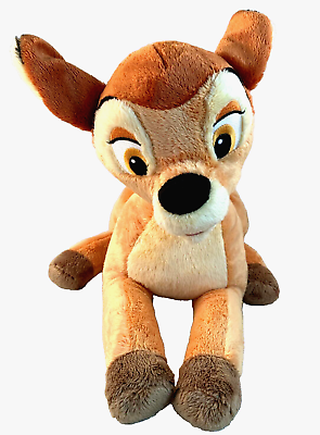 #ad Disney Store Bambi Plush Deer Genuine Original Authentic Stuffed Animal 14”