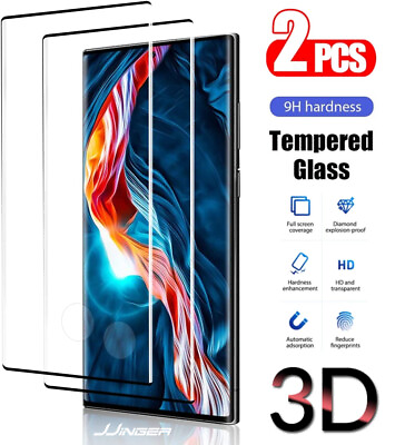 #ad 2X Tempered Glass Screen Protector For Samsung S8 S9 S10 S20 S21 S22 S23 S24 A14
