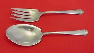 #ad Lady Constance by Towle Sterling Salad Serving Set 2pc All Sterling 9 1 2quot;