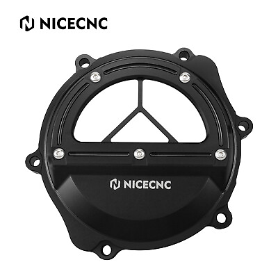 #ad NiceCNC Right Clutch Case Cover For Yamaha YZ65 2018 2022 YZ85 2002 2022 Black