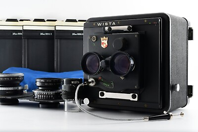 #ad 【EXC5】 WISTA 4x5 TLR Large Format WISTAR 130mm Lens Symmar S 135 150 mm Japan