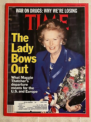 #ad Time Magazine December 3 1990 quot;The Lady Bows Outquot;; Thatcher Excellent