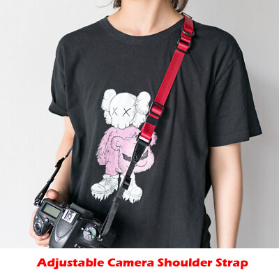 #ad Quick Adjust Camera Shoulder Belt Neck Strap Rope For DSLR Canon Nikon Sony Fuji