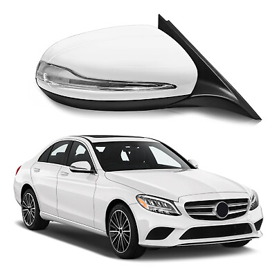 #ad Right Side Mirror With Turn Signal For MERCEDES E200 300 450 17 20 w Blind Spot