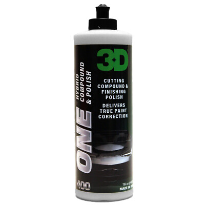 #ad NEW 3D ONE Hybrid Cutting Compound and Finishing Polish 16oz SHIPS TODAY